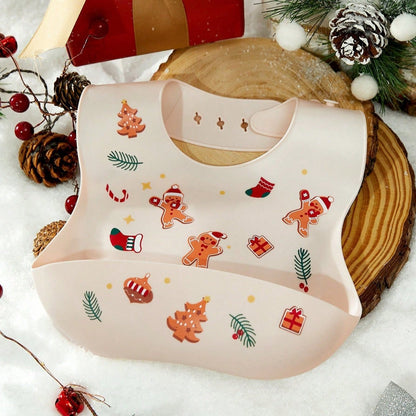 Santa Silicone Bib M.I.A baby shop