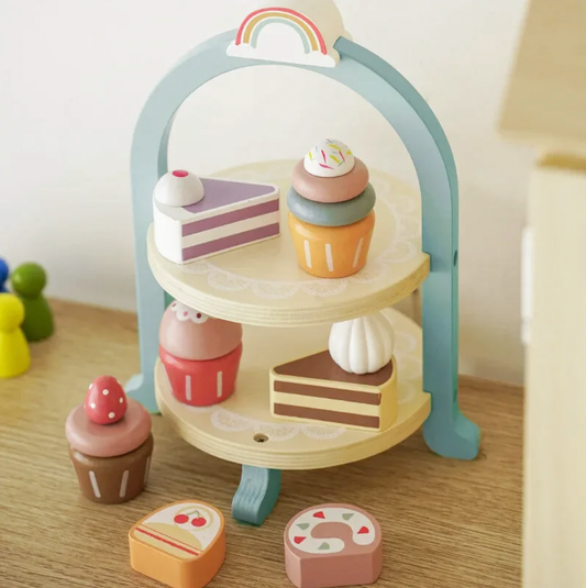 Candelaria Wooden Cupcake Stand (8 pieces) M.I.A baby shop